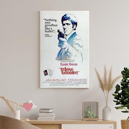 Miniatura 8 de The Long Goodbye pósteres de películas retro de los años 70, impresión de imagen vintage de los años 70, póster, pintura, lienzo, pósteres de obras