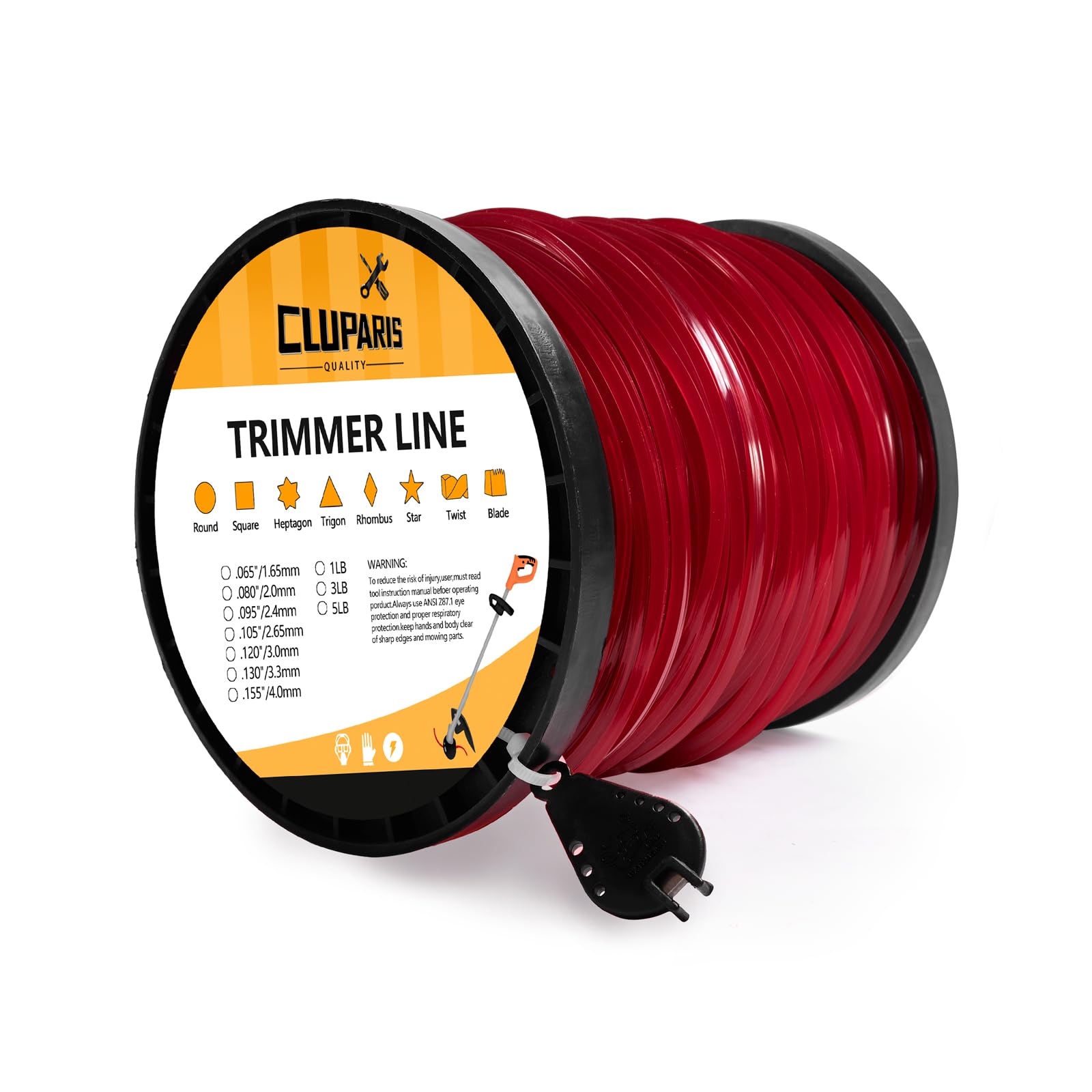 Cluparis 3-Pound Square Trimmer Line