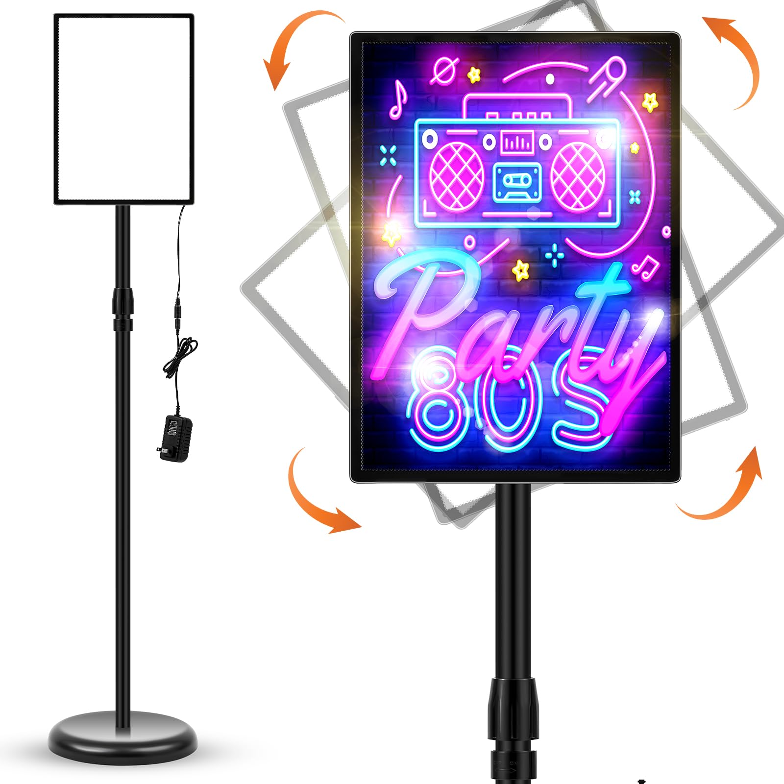 Amazon.com : Thyle 8.5 x 11 Inch LED Standing Sign Holder