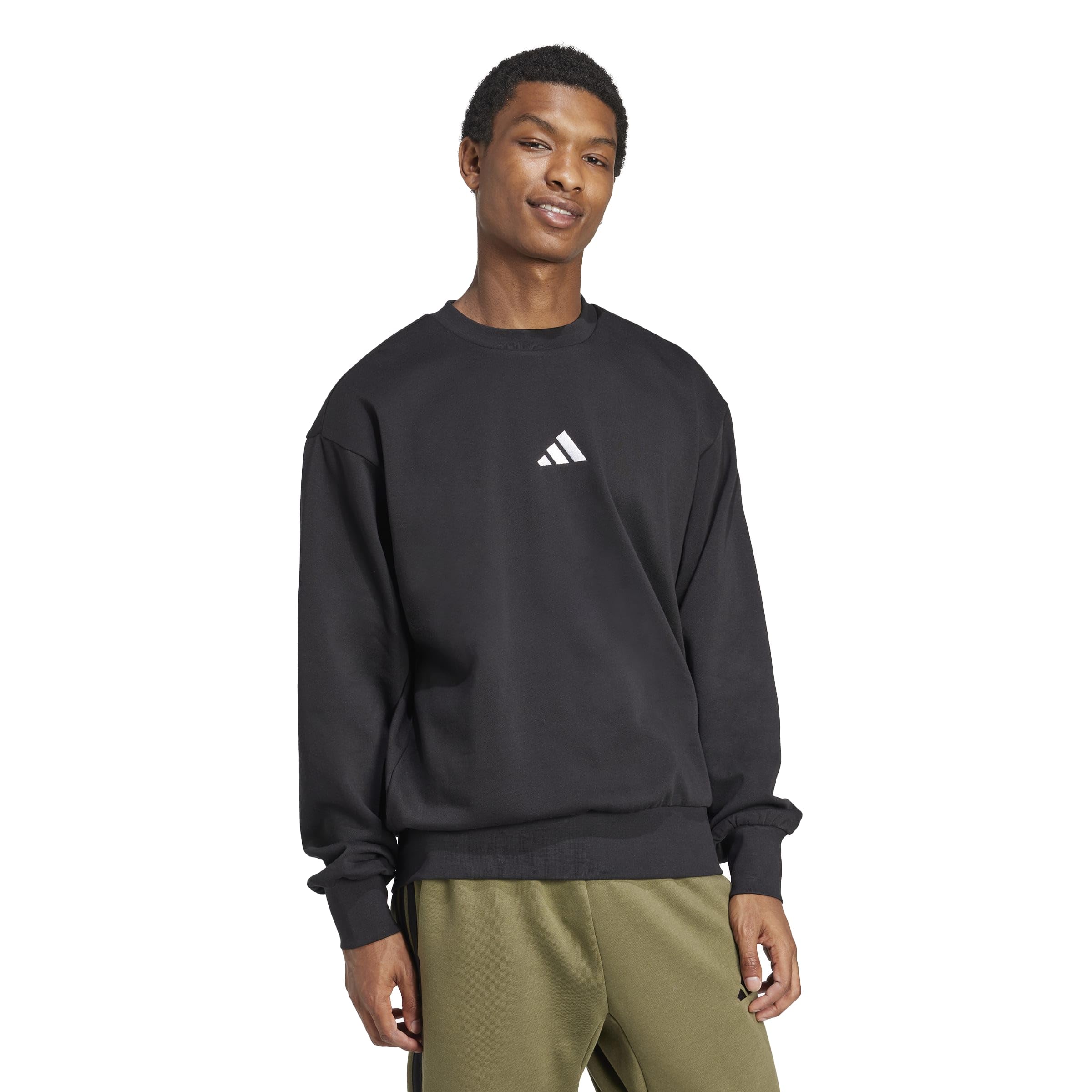 Adidas Hombre Essentials FEELCOZY Fleece Sweatshirt