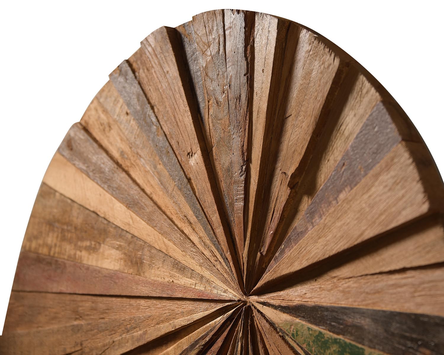 Balok Rund Wandbild Rund Recyclingholz Wandkunst Holzbild Treibholz Modern Art Kunst