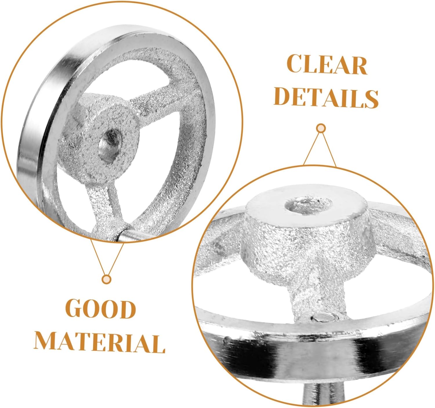 Crank Handle Lathe Hand Wheel Sturdy Carbon Steel Revolving Knob Easy Install