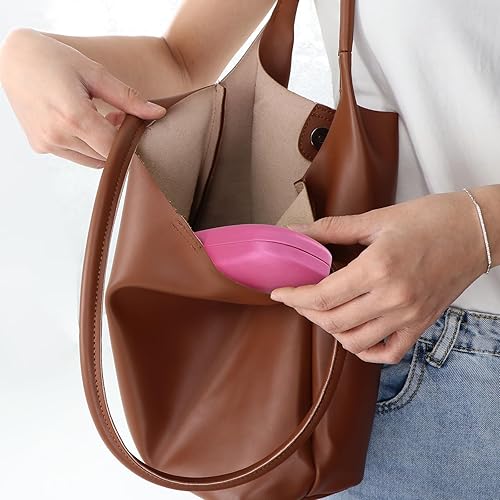 Miniatura 6 de Marvolia Estuche rígido para gafas de sol, funda de piel sintética para gafas de sol