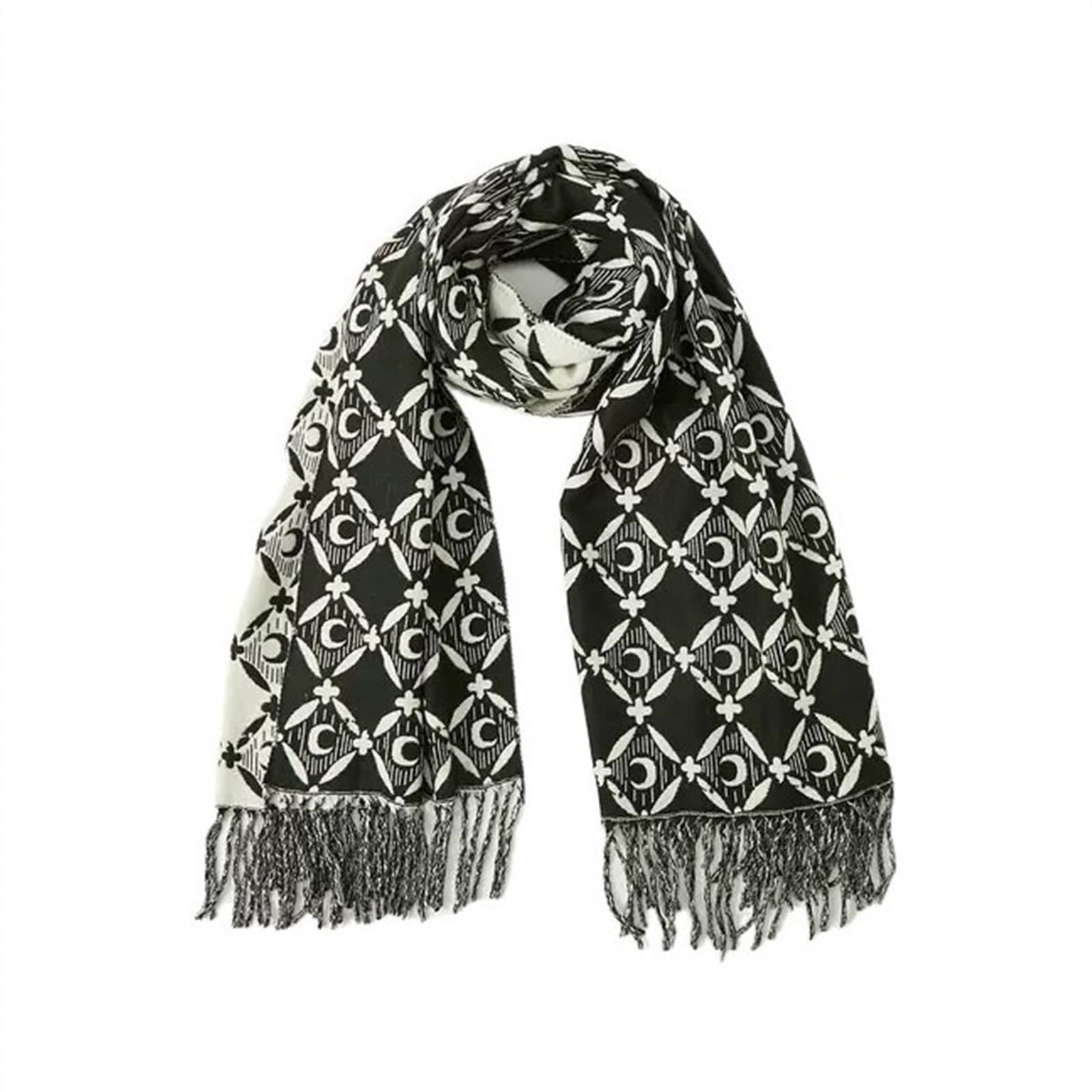 Szal Szalik Kreatywny i modny uniwersalny szalik długi duży szal łatwy do dopasowania do akcesoriów odzieżowych Szalik damski (Color : A, Size : 180 * 65cm)
