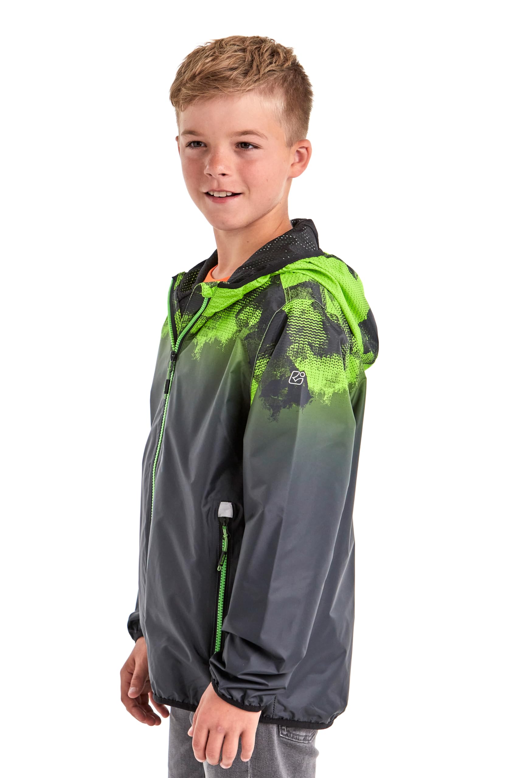 Killtec Jungen Lyse Bys Jckt B Funktionsjacke/Regenjacke mit Kapuze, packbar