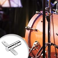 Vista 2 de Soulmate Drum Keys - Paquete de 5 afinadores de tambor con llave de afinación de tambor con llave de movimiento continuo, herramienta de percusión