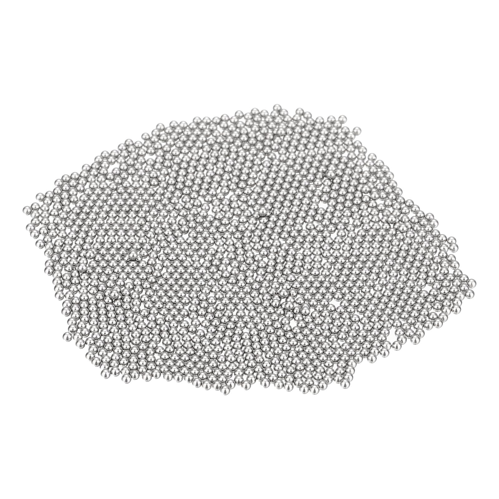 M METERXITY 1000-Pezzi Sfere In Acciaio Inossidabile, 1mm G100 Sfere Metalliche Di Precisione Per Miscelazione Vernici/Cuscinetti Bicicletta/DIY Artigianato