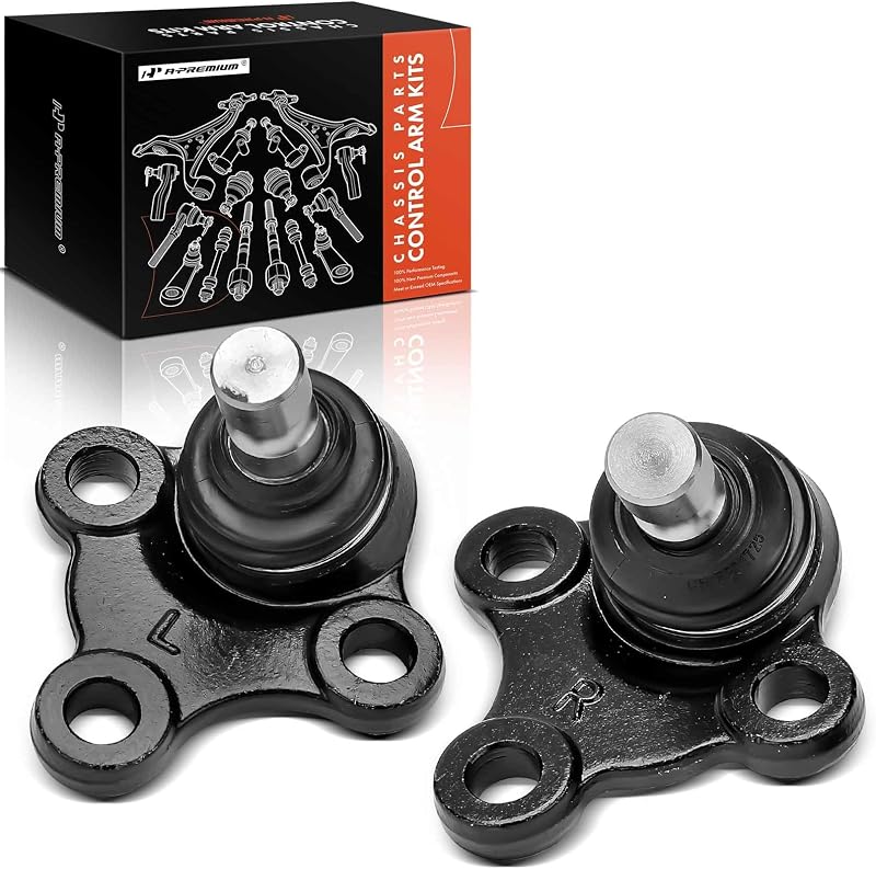 Pivô de suspensão inferior dianteiro A-Premium em aço forjado para Hyundai e Kia – Par
