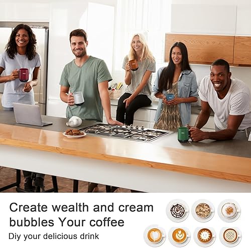 Miniatura 6 de Taza inteligente con control de temperatura, pantalla LED de taza de café autocalentable, duración de la batería de 180 minutos, caliente hasta 149