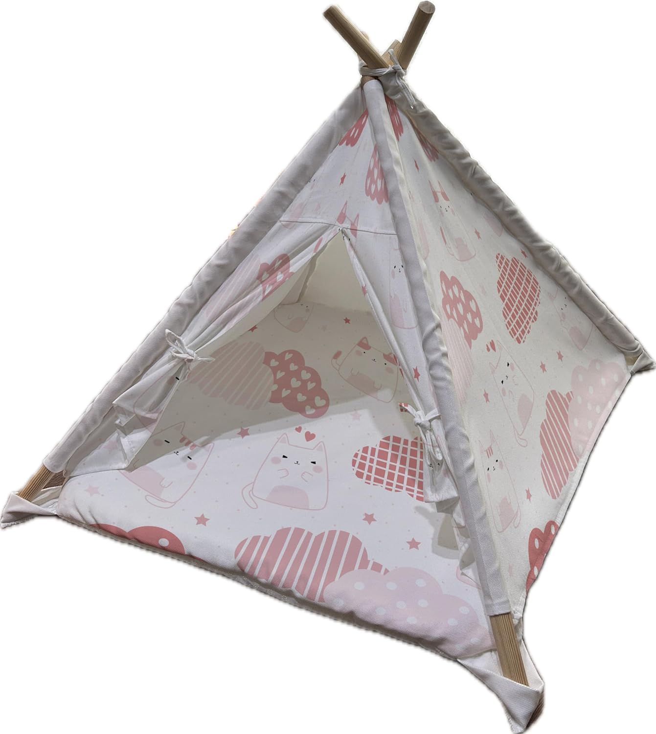 Pet Tent, pet Teepee, cat Teepee, Dog Teepee, cat House, Dog House, Teepee for Pets 59