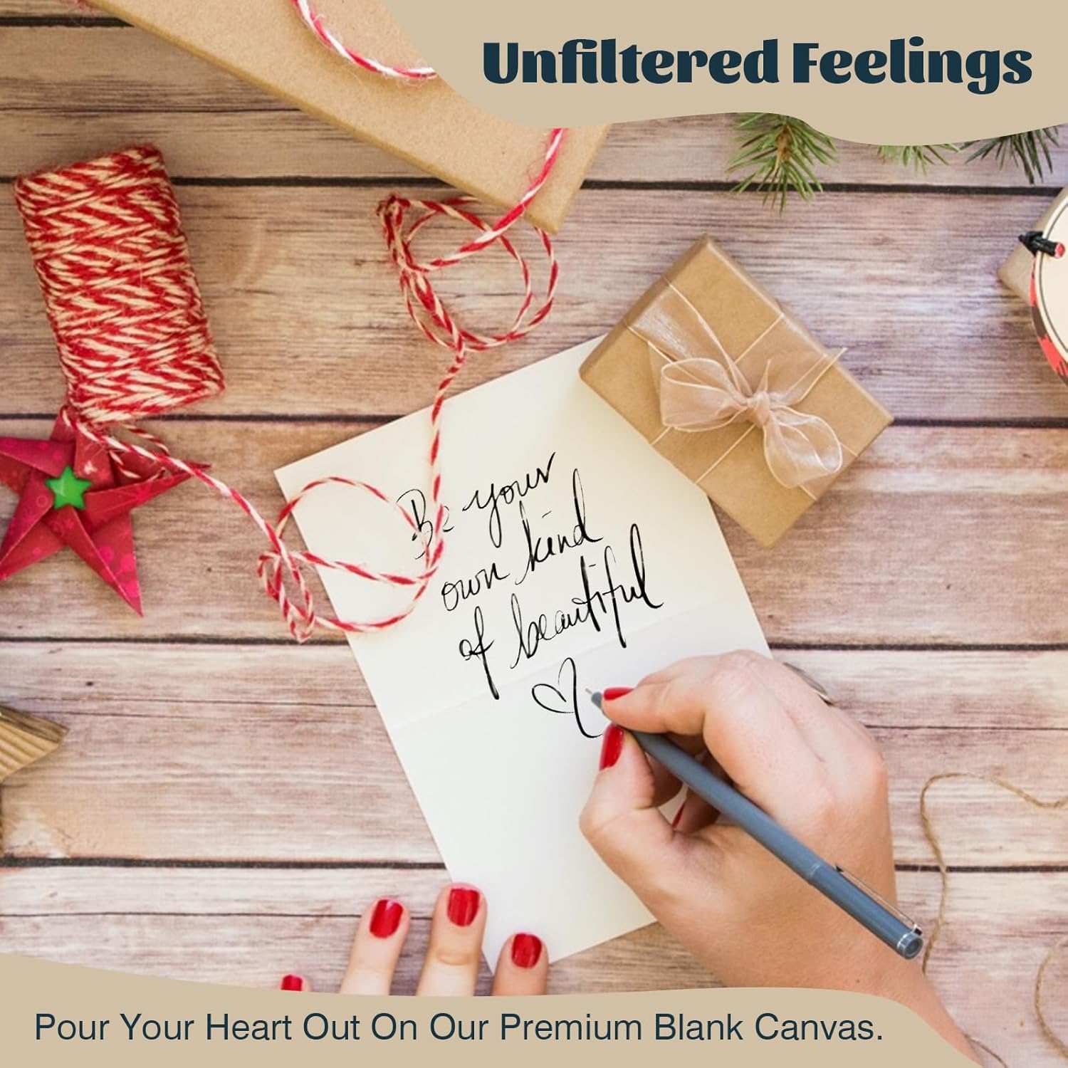 32 Pack Thank You Cards with Envelopes and Sealing Stickers, 4x6 Inch Blank Notes, Hand Painted Designs, 300gsm Premium Cardstock, Bulk Cards for Wedding, Graduation, Baby Shower, Anniversaries - Image 5