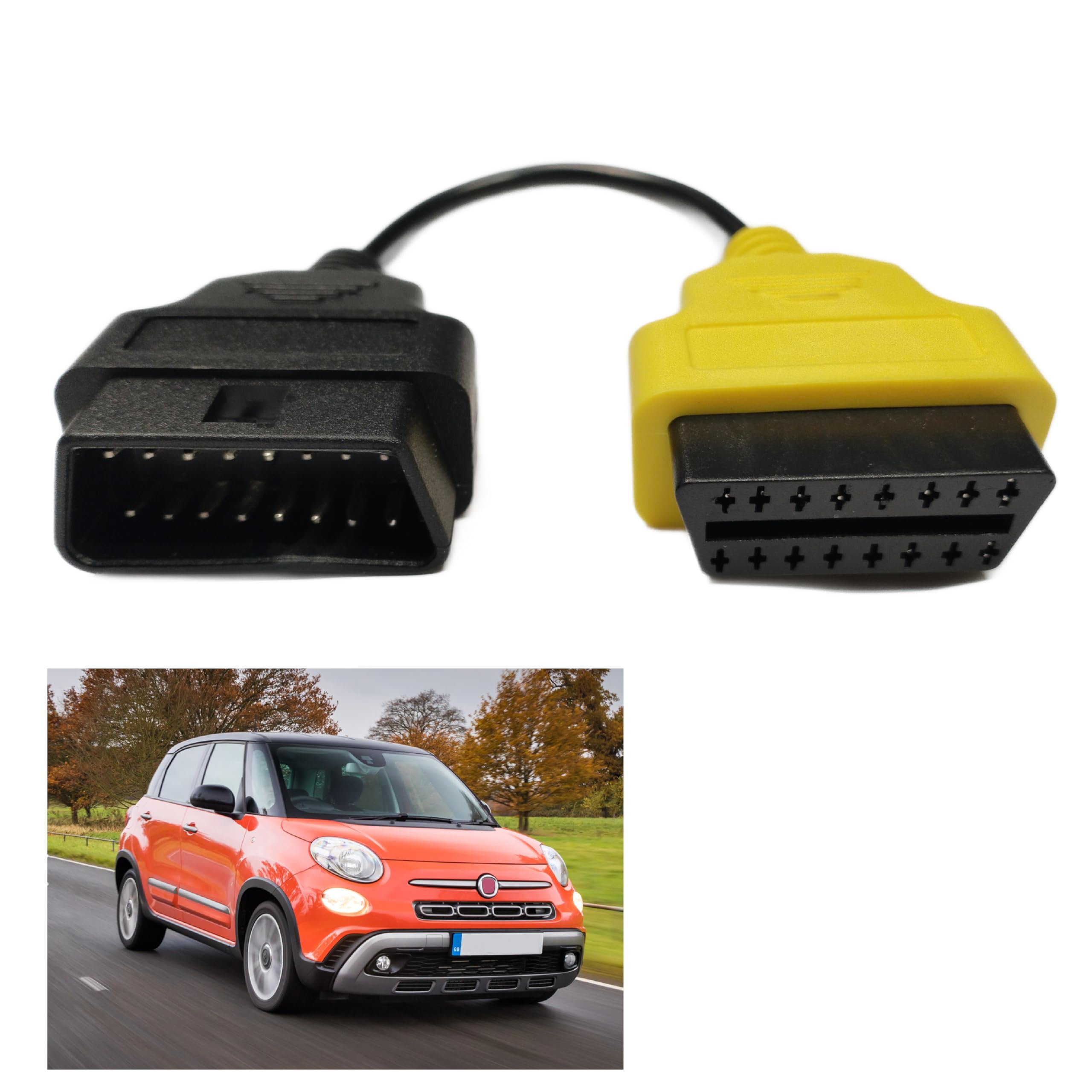 Multi ECU Scan OBD OBD2 MultiECU - Adattatore per Sistema Can Compatibile con Scanner Fiat/Lancia ECU