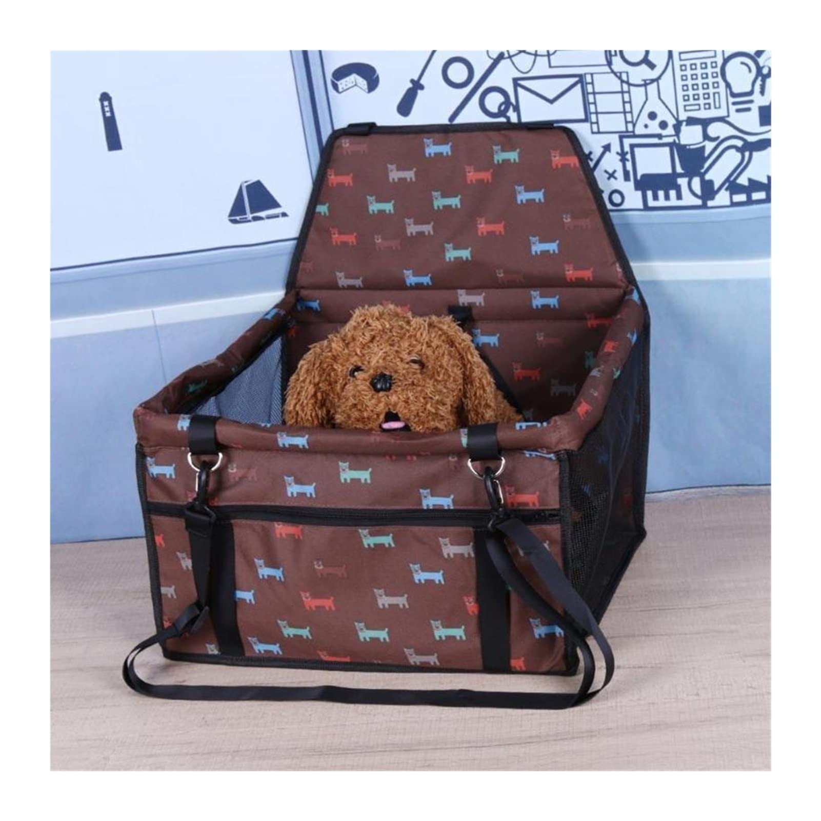 ochraniacz samochodowy Poduszka na tylne siedzenie samochodu nadaje się do pokrowca na siedzenie dla psa Puppy Cat Travel Protection Koc dla psa(04)