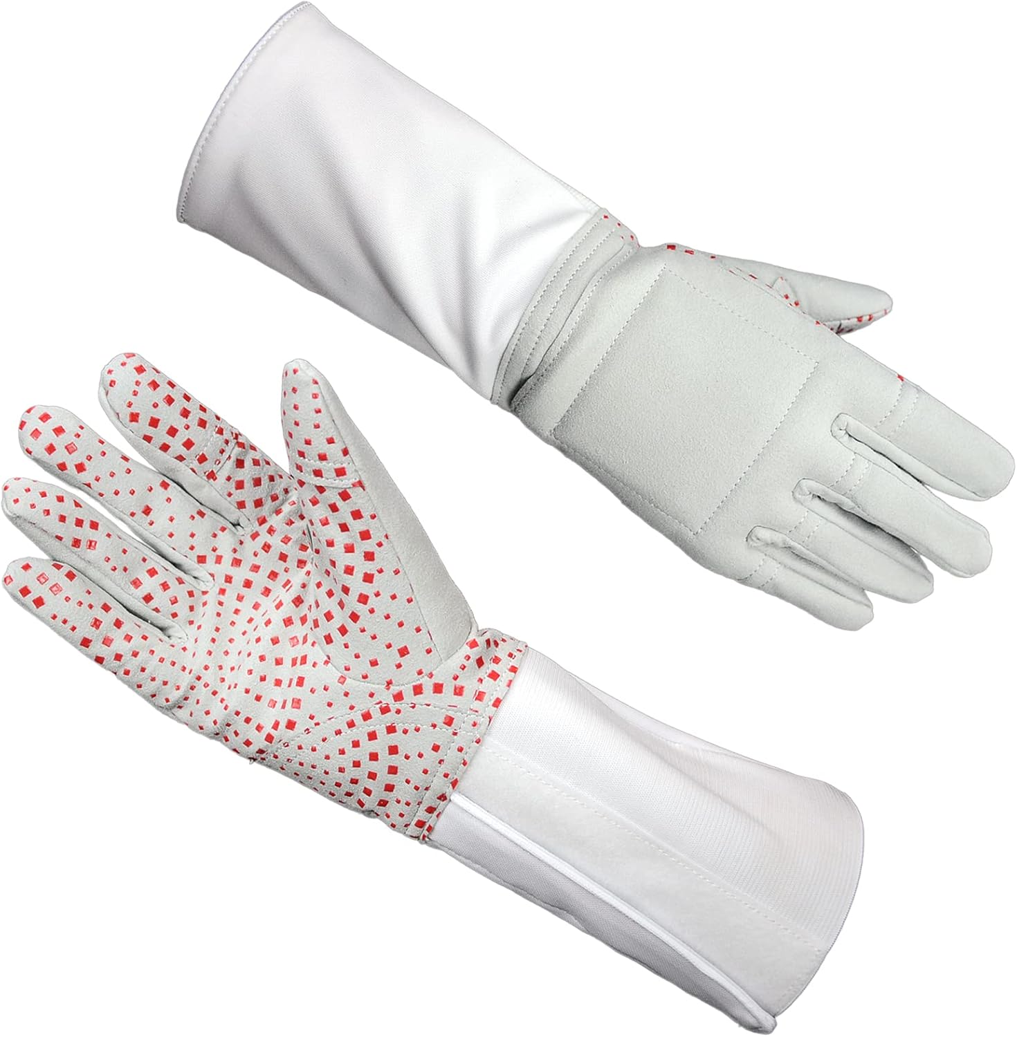 Professional Washable Fencing Glove with Silicone Non-Slip Particles,Fencing Gloves for Foil Epee and Sabre