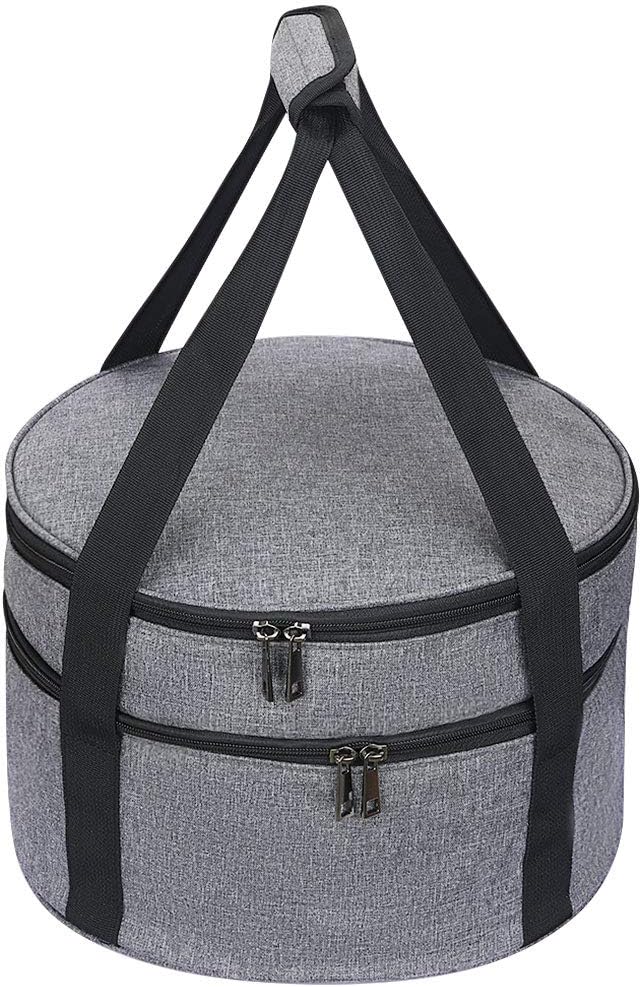 Double Decker Casserole Carrier for Hot or Cold Food,Pie