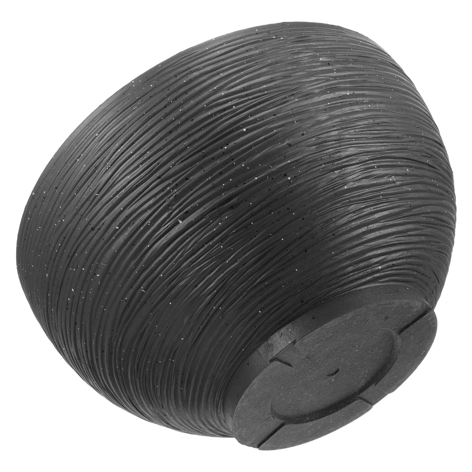 TOYANDONA Pot de Fleurs en Plastique Noir pour Plantes Hydroponiques et Lotus, Résistant la Déformation Chocs, Décoratif pour Jardin et Salon