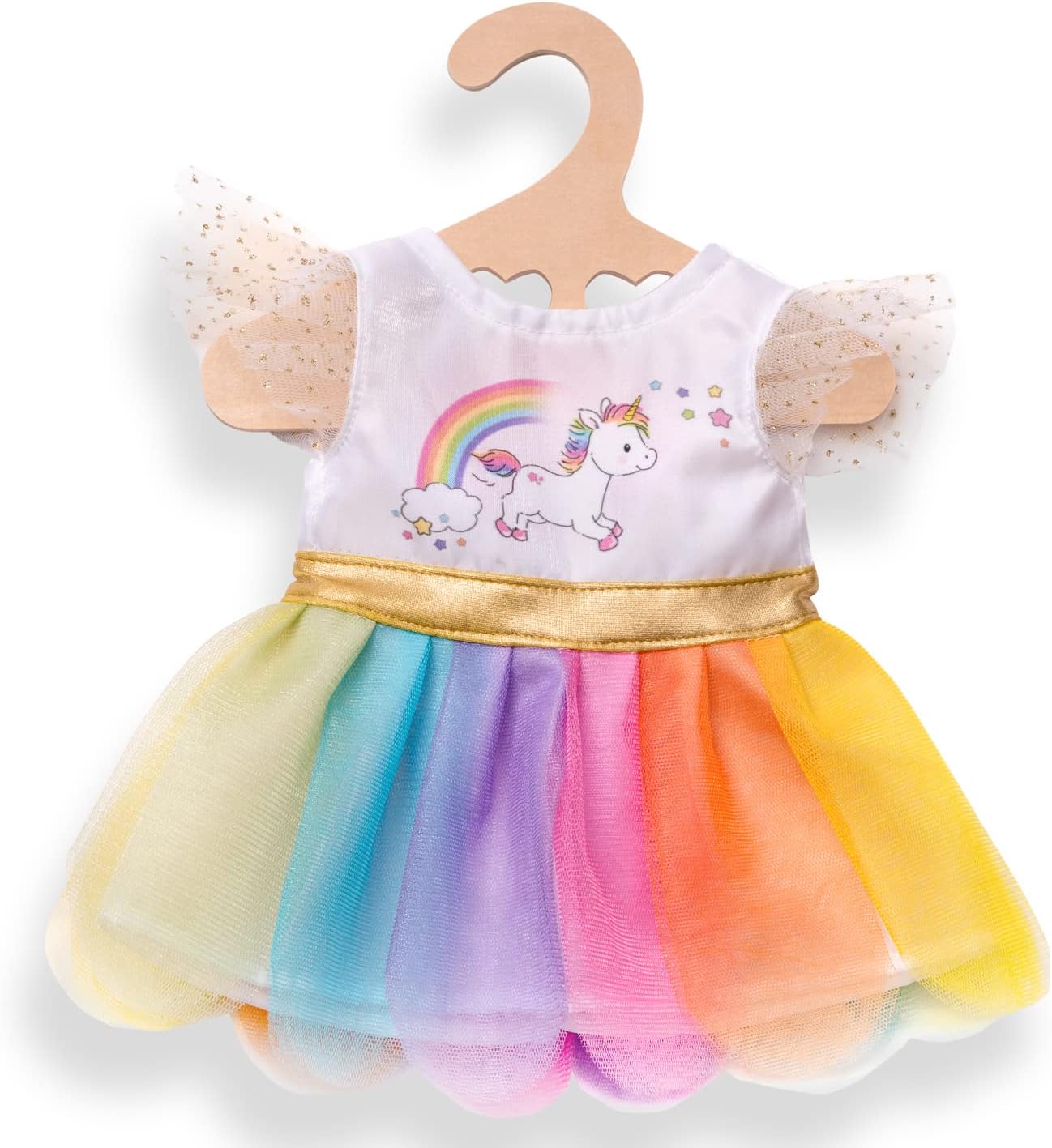 Heless 1850 – Dress for Dolls, Unicorn Henri, Size 28 – 35 cm