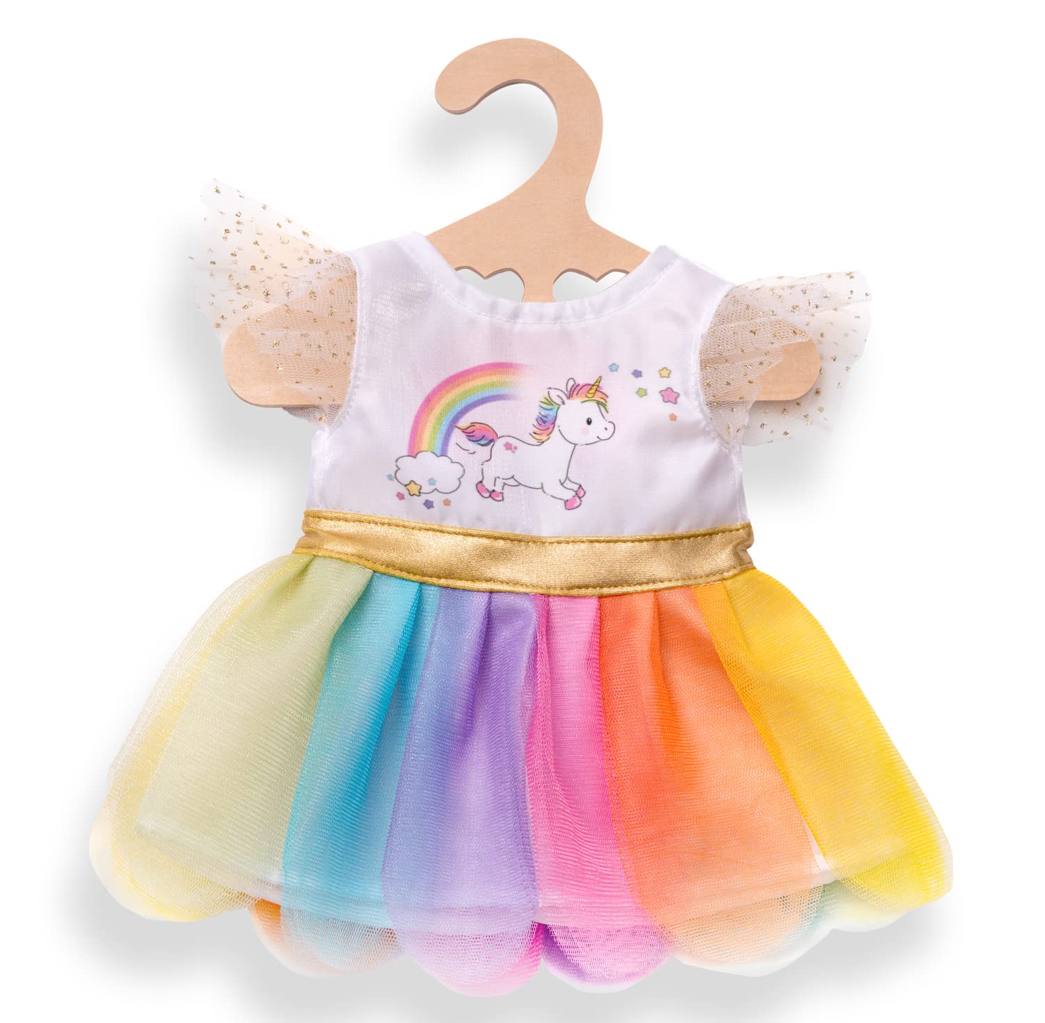 Heless 1850 Henri Unicorn Dress for Dolls, Size 28-35 cm