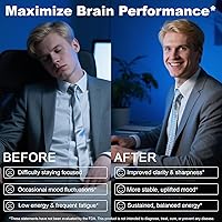 Vista 3 de Cápsulas azul de metileno grado USP 12 mg – Suplemento de alta pureza con éster de vitamina C y cacao, apoya la función cognitiva y energía celular