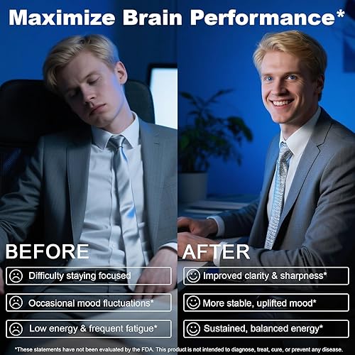 Miniatura 2 de Cápsulas azul de metileno grado USP 12 mg – Suplemento de alta pureza con éster de vitamina C y cacao, apoya la función cognitiva y energía celular,