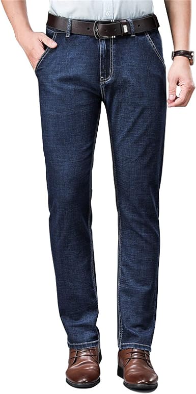 Pantalones Vaqueros para Hombre Primavera y Verano Pantalones Vaqueros  Casuales elásticos Delgados Rectos Finos Pantalones de Mezclilla de  Tendencia de Todo fósforo de Moda: Amazon.es: Ropa