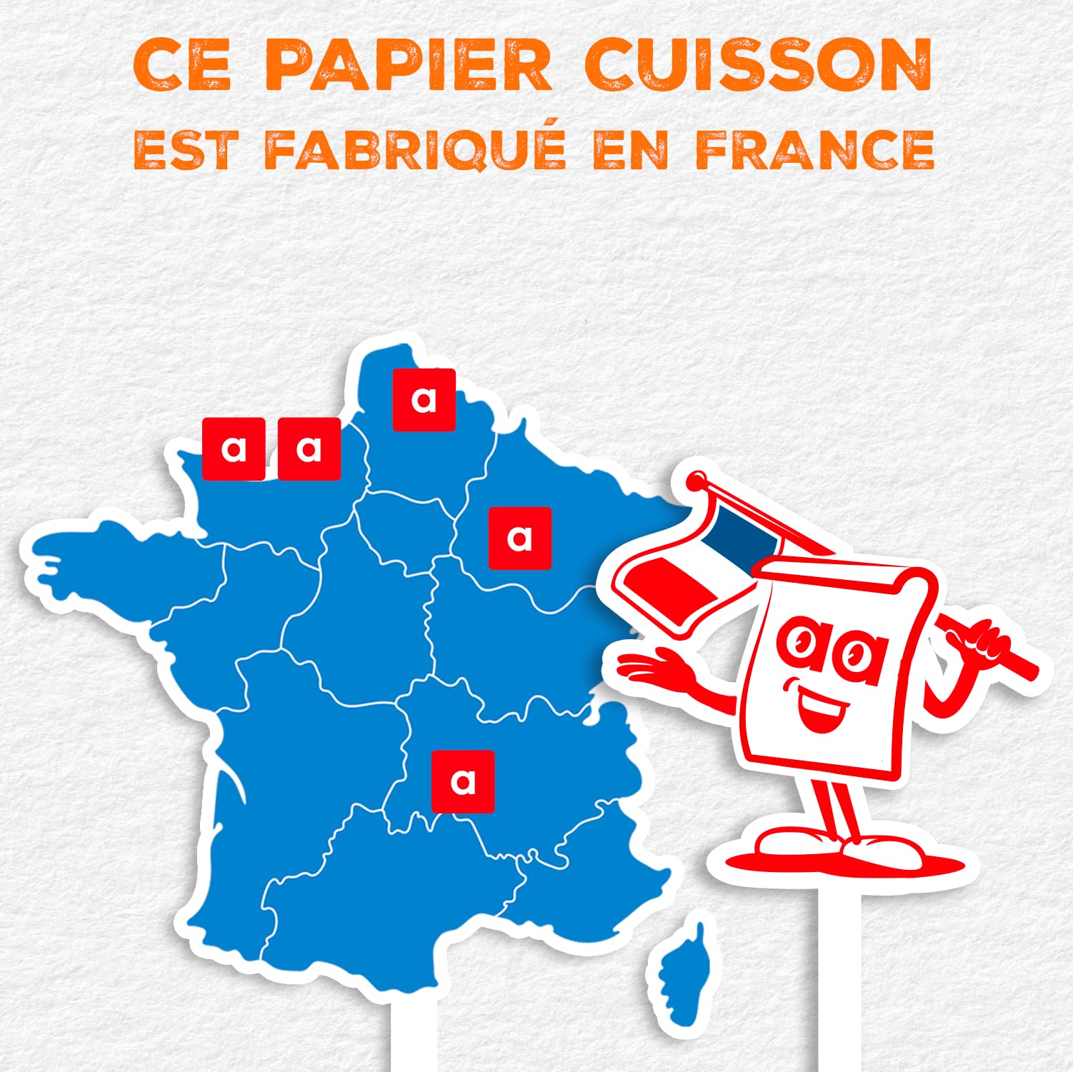 Papier cuisson anti-adhérent 12M Alfapac Fabriqué en France
