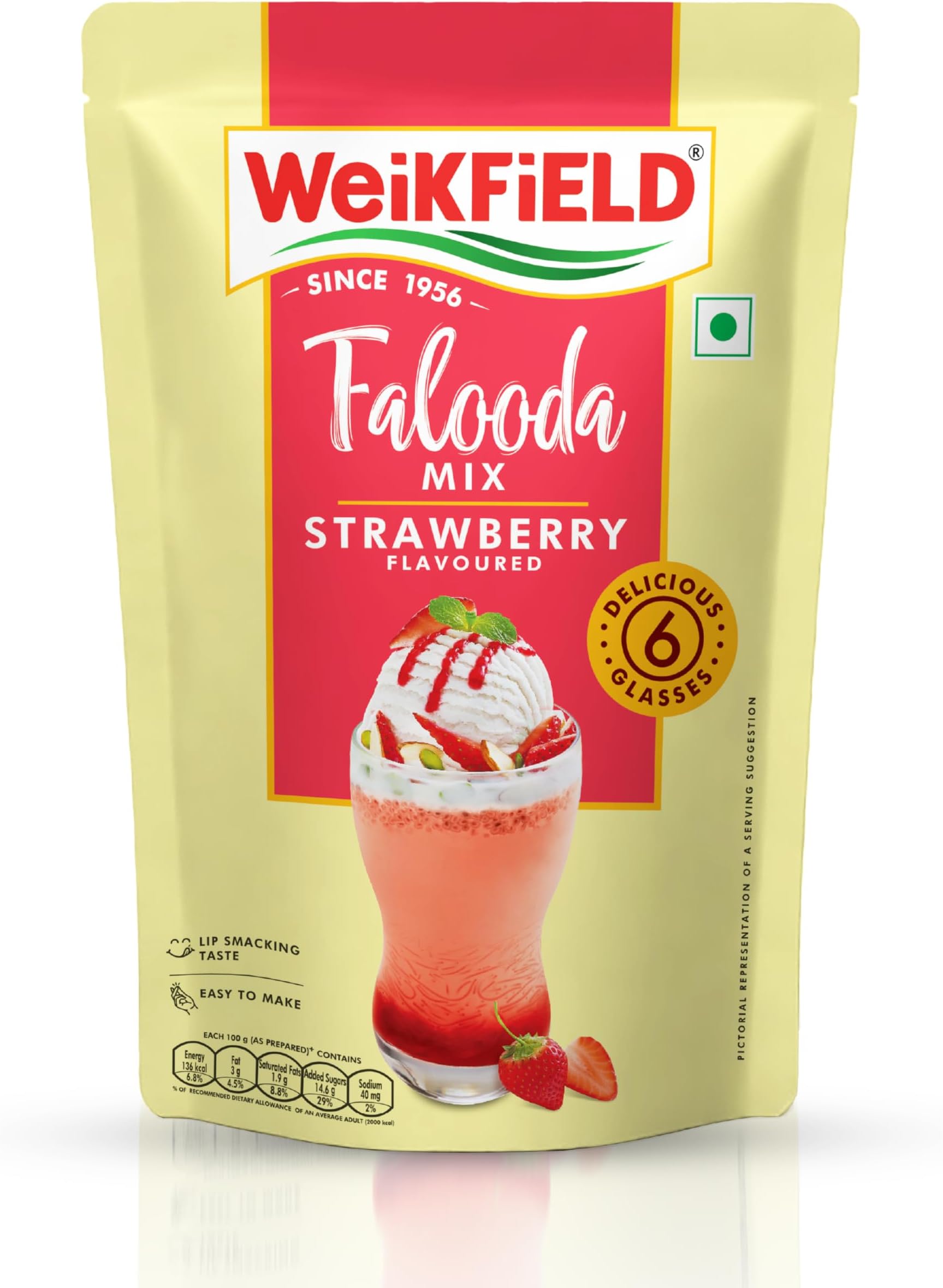 Falooda Mix - Strawberry Flavour - 200g