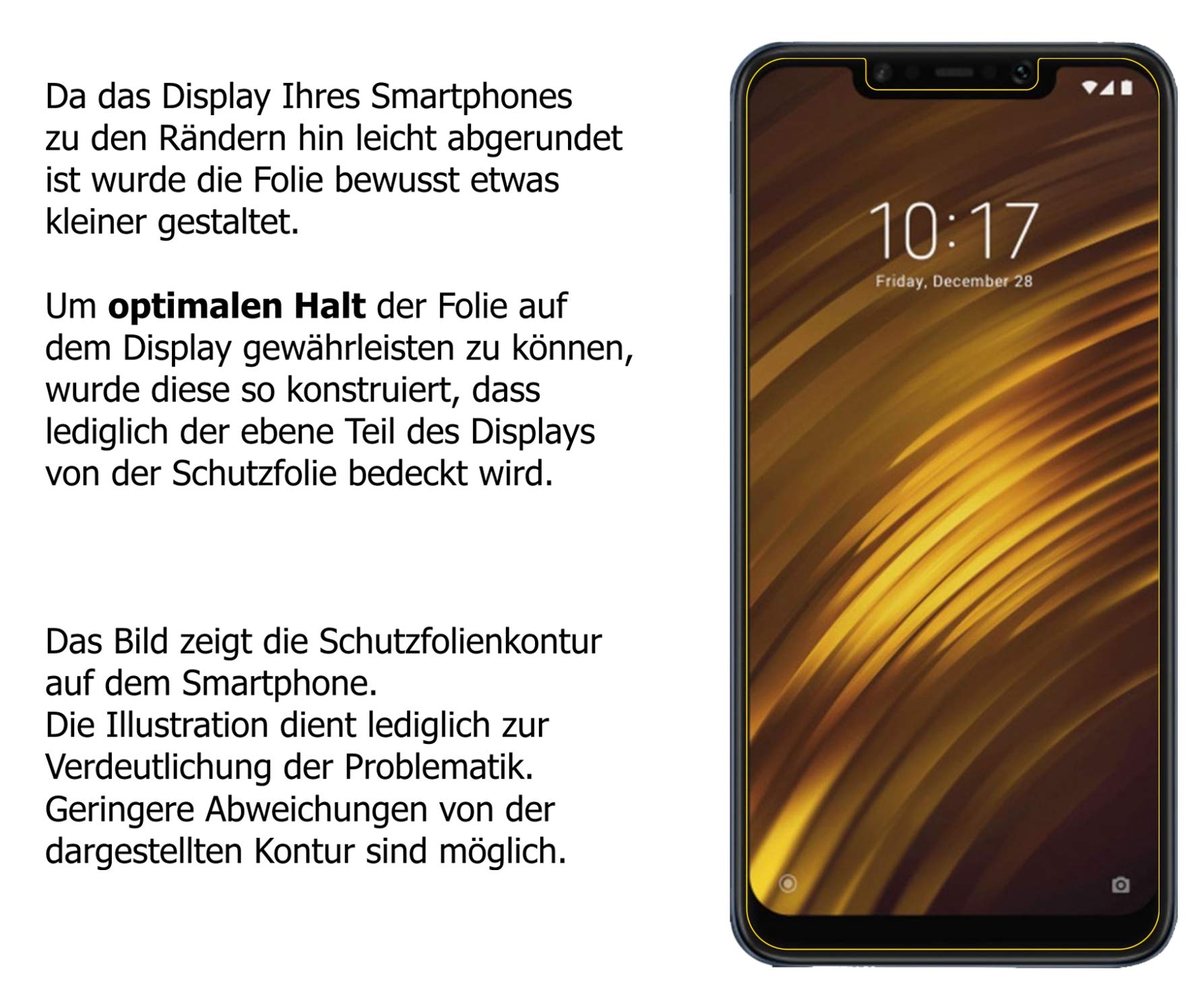 DIPOS - Protezione A 2 Vie Vista Per Xiaompocophone F1