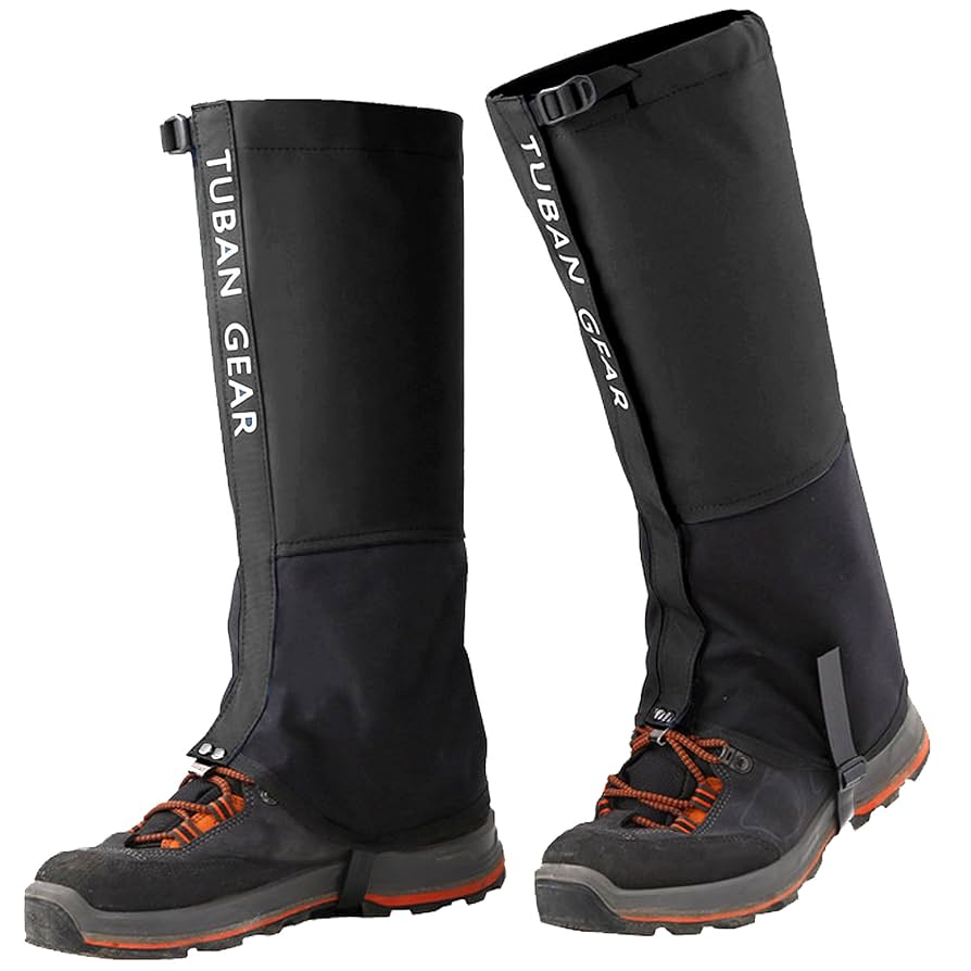 Amazon.co.jp: TUBAN 登山用 ゲイター ロングスパッツ 防水 S