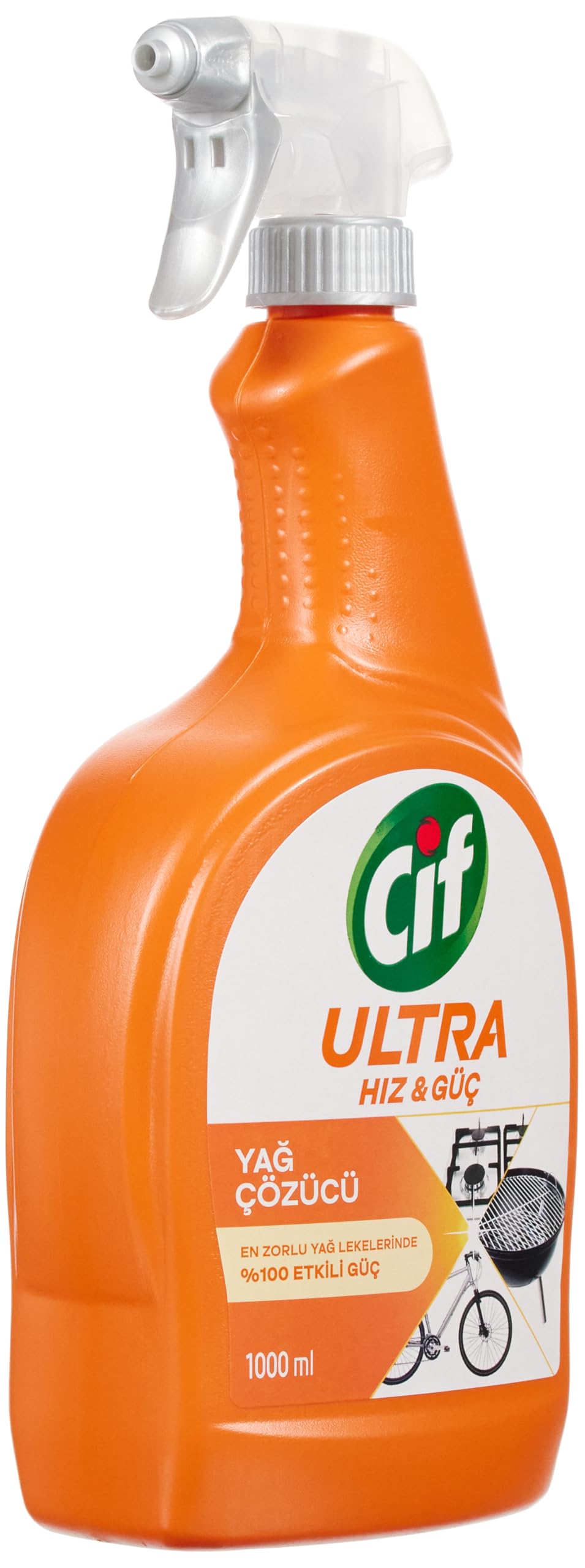 Cif Ultra Hız Güç Yağ Çözücü Sprey Leke ve Kir Çıkarıcı 1000 ml + Cif Kireç Sökücü Sprey 1000 ml