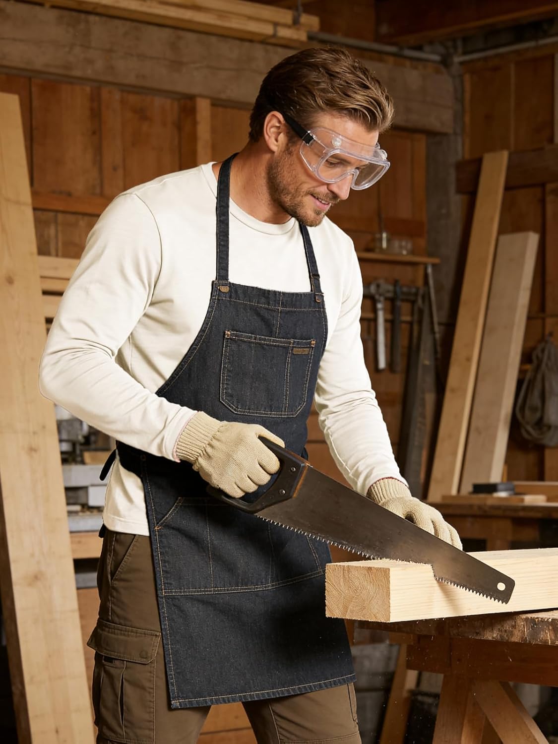 Mens Base Layer Shirt Long Sleeve, Thermal Crewneck T-Shirts Fitted Lightweight Undershirt Triblend - Image 4