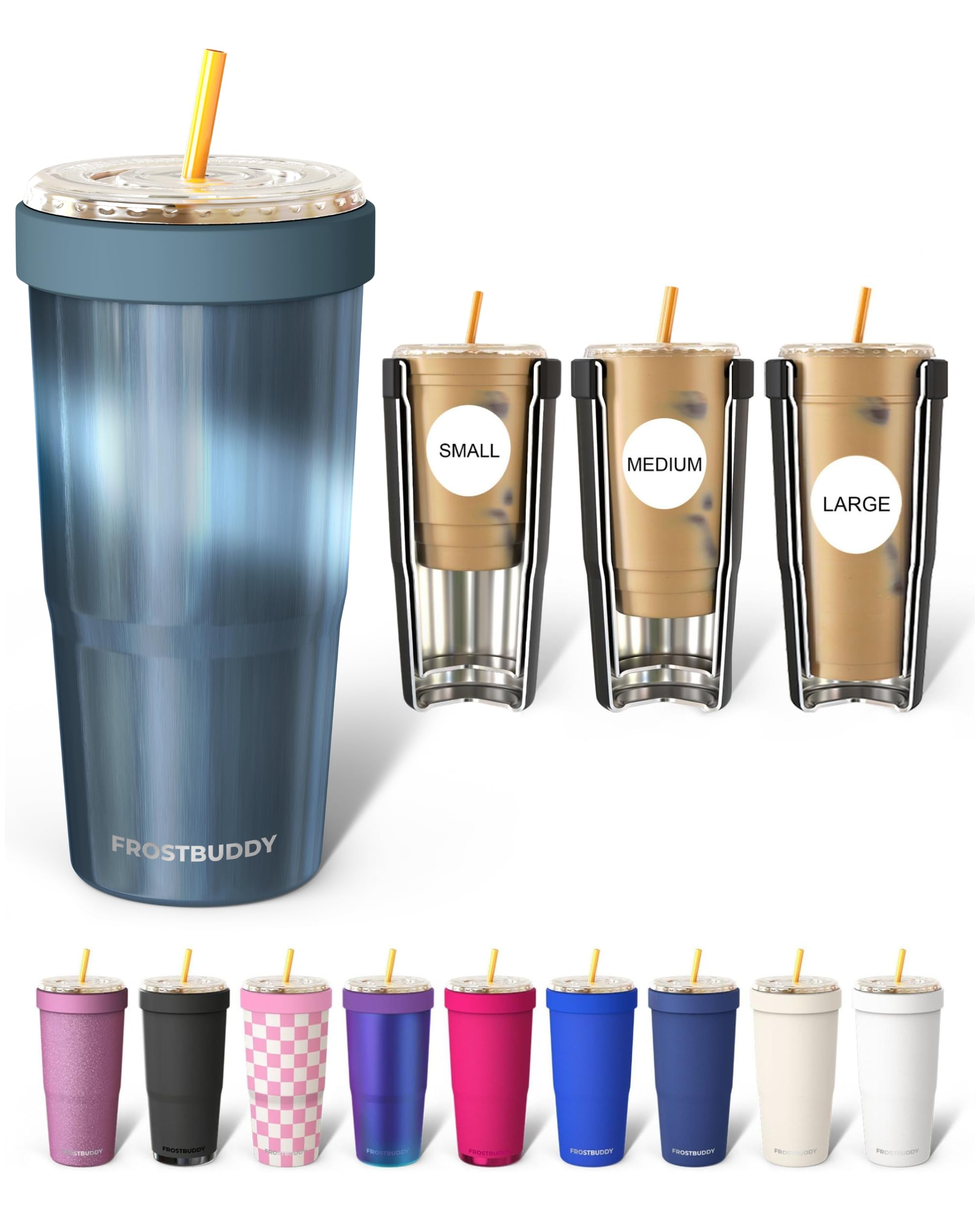 Frost Buddy Togo Buddy 30oz Tumbler - Insulated Stainless Steel (Opal Sky) — image 1