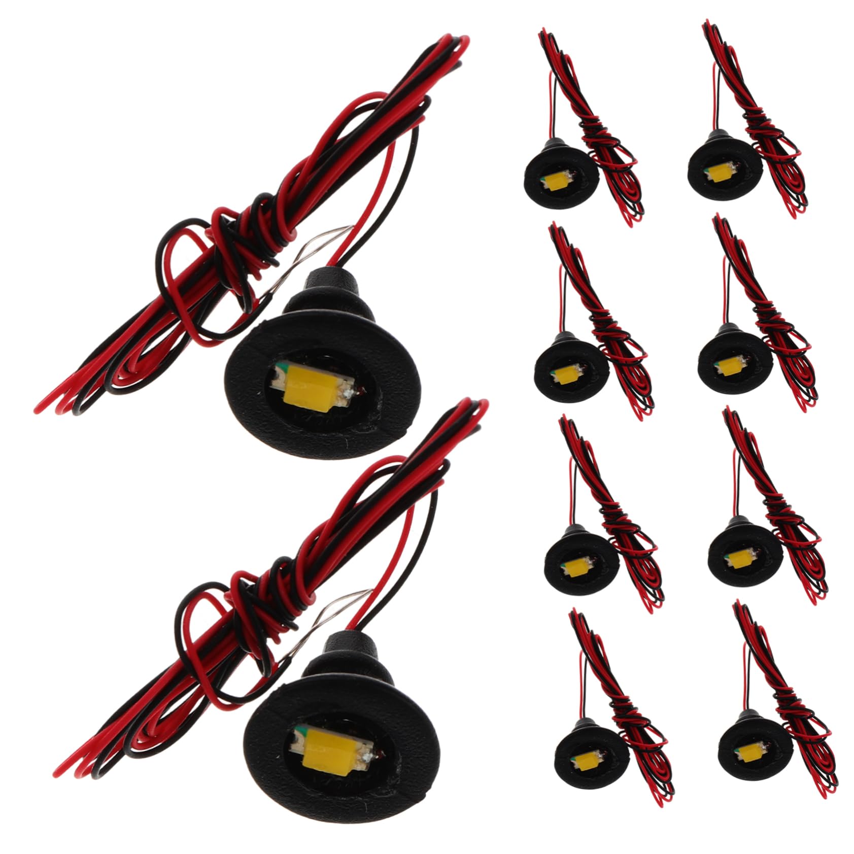 Totority Miniature Led Chandelier Model Landscape Lights 12pcs Perfect for Modeling and Photography