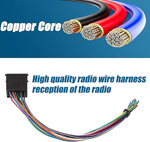 Miniatura 4 de RED WOLF Compatible con BMW 1988-2003 528iE46325323318Z3M3 del mercado de accesorios adaptador de cableado estéreo de radio conector de enchufe