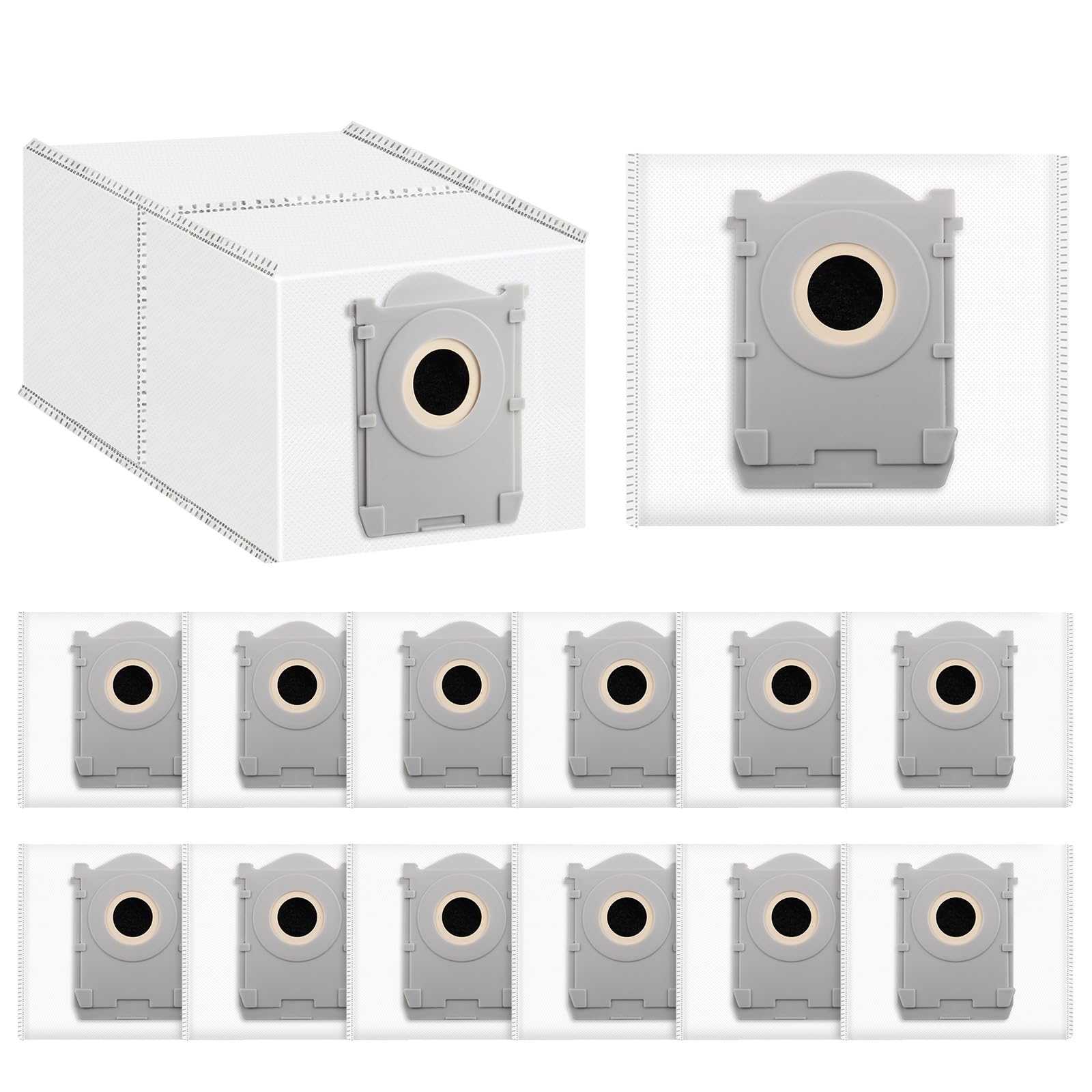 14 Stück 4L Staubsaugerbeutel für Ecovacs Deebot X8/X9 Pro Omni, T50 Pro Omni gen2, T30C Pro Omni, X8/X9 Omni, T50/T80 Omni, T50 MAX Pro Omni, X11 Pro Omni Saugroboter, Antibakterieller Beutel