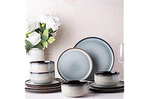 Boutique Dining: Poreclain Baum Dinnerware Set of 4