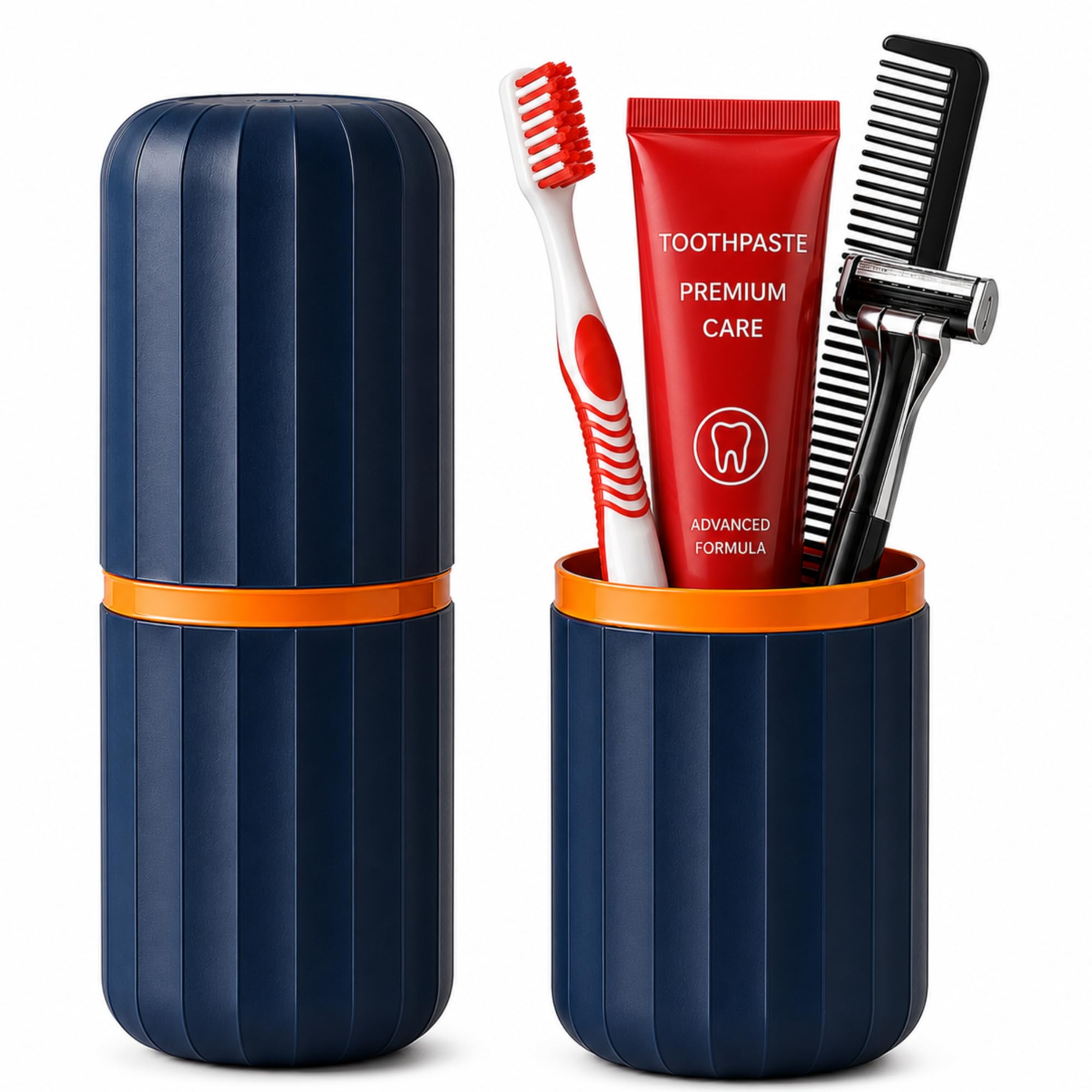 Bagla Ennterprises Travel Toothbrush Holder Case Multicolor 1 Count