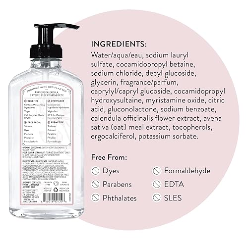 Miniatura 6 de J.R. Watkins Jabón de manos en gel, paquete de 3 unidades de 11 onzas líquidas, agua de rosas