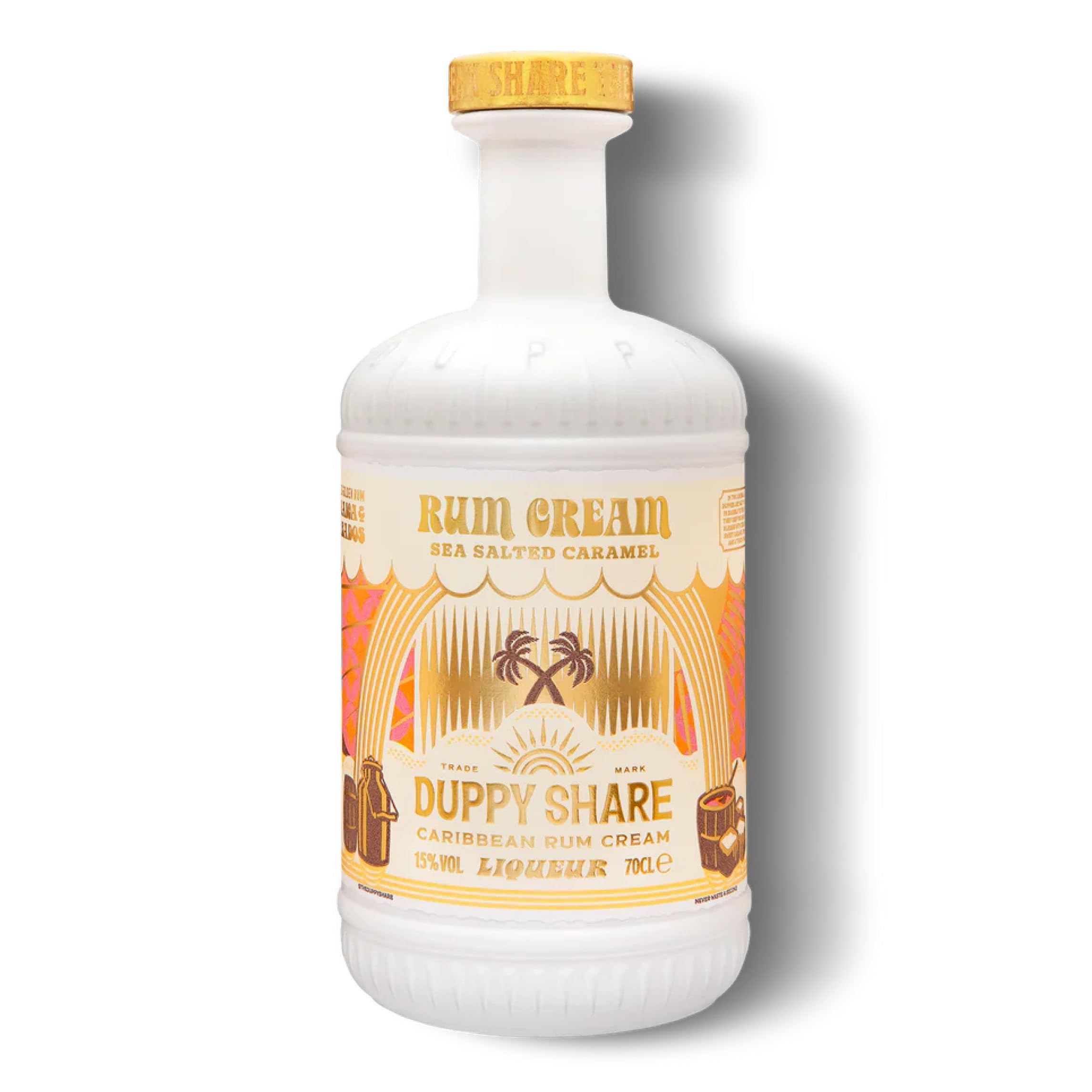 Duppy Share Sea Salted Caramel Caribbean Rum Cream Liqueur, 15% ABV, 70cl