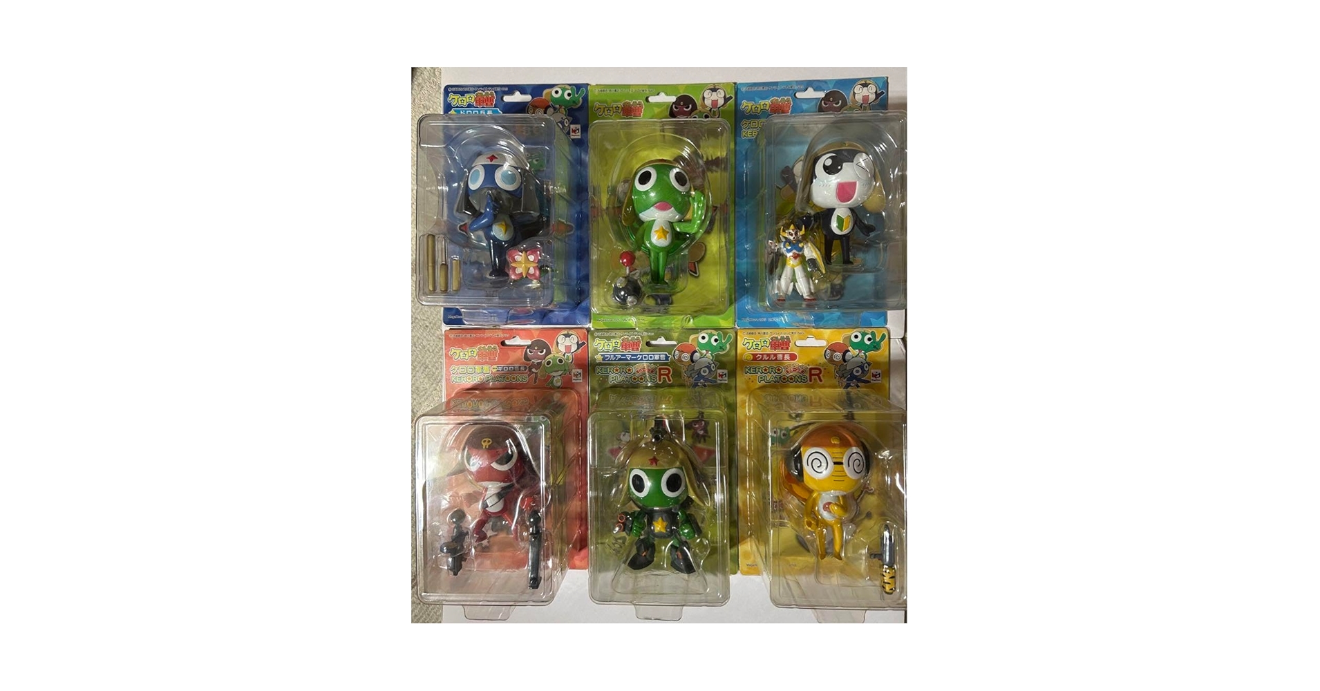Amazon.co.jp: ケロロ軍曹フィギュア ケロロプラトーンズ 6種