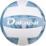 Dakapal Official Size 5 Indoor/Outdoor Competitive Volleyball, Professional Soft Volleyball (Without Pump)