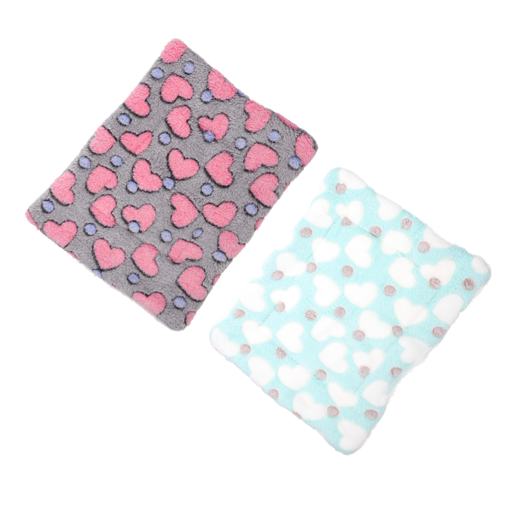 Kisangel 6stücke Warmes Winter Nest Für Kleintiere Schlafmatte Für Hamster Kaninchen Und Meerschweinchen Liebe Herz Design Für Käfig Und Unterwegs