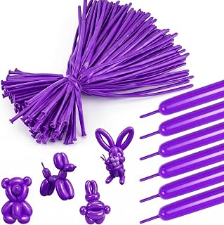 260 Balloons Purple Thick Latex Long Skinny for Animal Arch Tying 100PCS