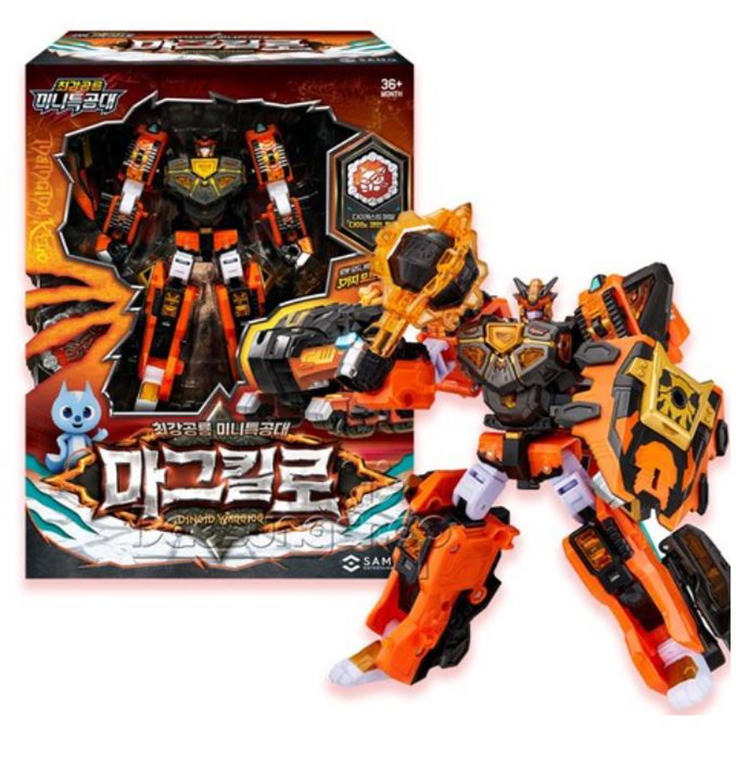 Amazon.com: SSmall Miniforce Dinoid Warrior Magma Kylo Red Fire