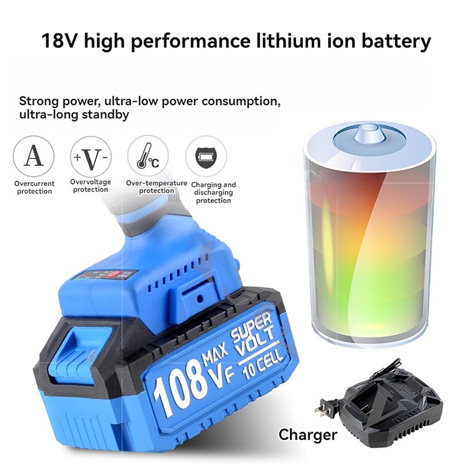 Kit De Crimpadora HidráUlica InaláMbrica, Crimpadora De Cables HidráUlica EléCtrica, con 2 BateríAs, para Terminales De Cobre Y Aluminio De 4/16-70/300/400/500 mm² 70mm²