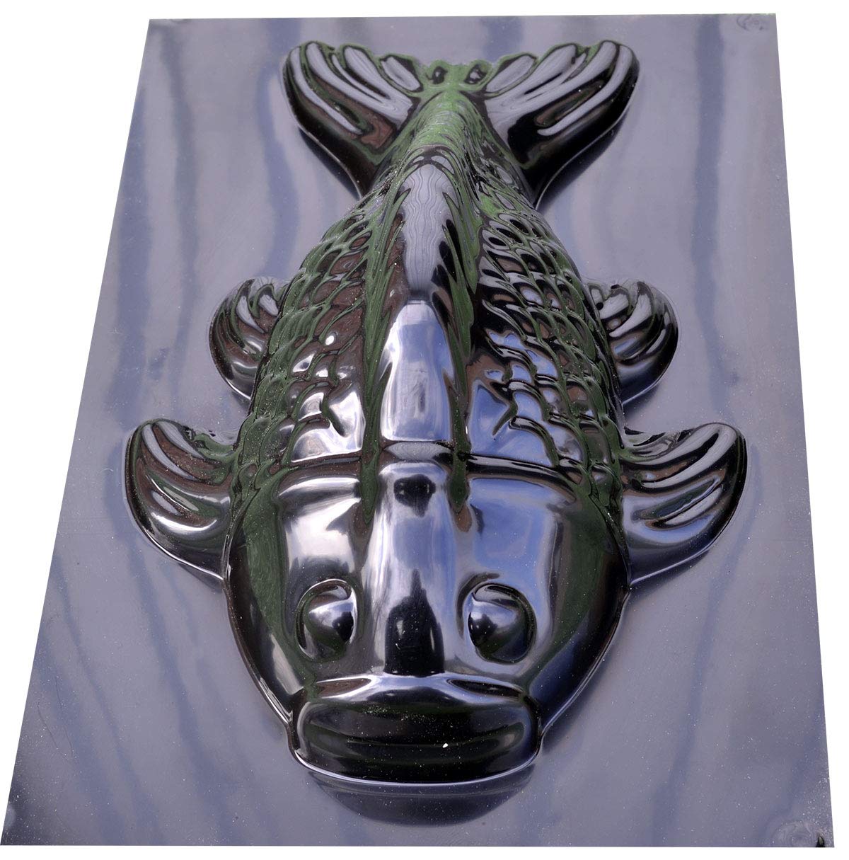 Concrete Mold 3D Fish Stone Decor Garden Aquarium Plastic Mold Sold (D43)