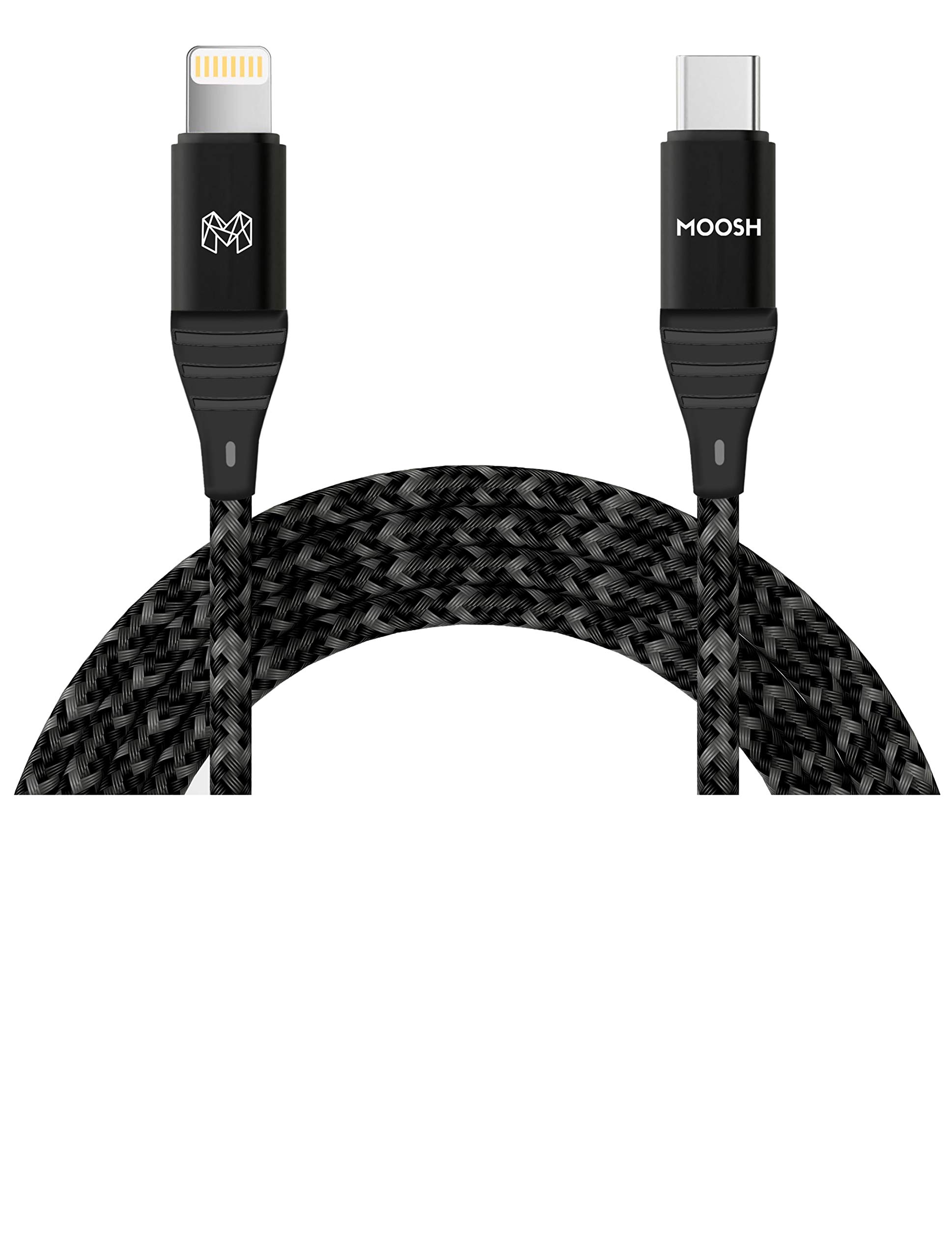 See full amazon price history chart for MOOSH Powerlink Apple MFi Certified 3.0A USB C to Lightning Charge Sync Smart Cable Nylon Braded 30000X Bending Test with Aluminum Alloy Case 1.2 Meters (Jet Black) MOOSH Powerlink Apple MFi Certified 3.0A USB C to Lightning Charge Sync Smart Cable Nylon Braded 30000X Bending Test with Aluminum Alloy Case 1.2 Meters (Jet Black) (B08HY7HHH9) Amazon Price History, Amazon Price Tracker