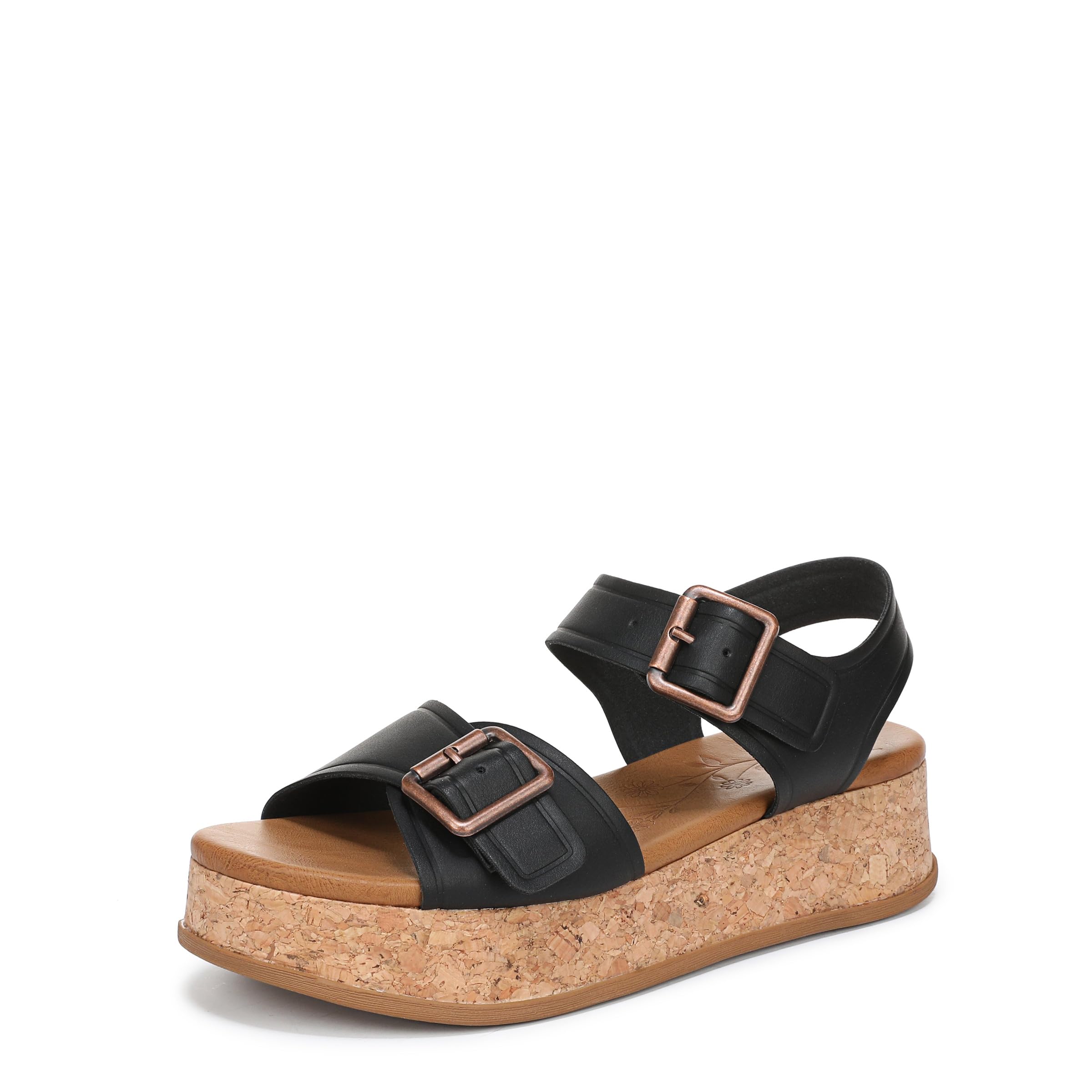 Blowfish Malibu Sandales en Keil Magical pour Femme, Schwarz, Mittel Fit, EU 36