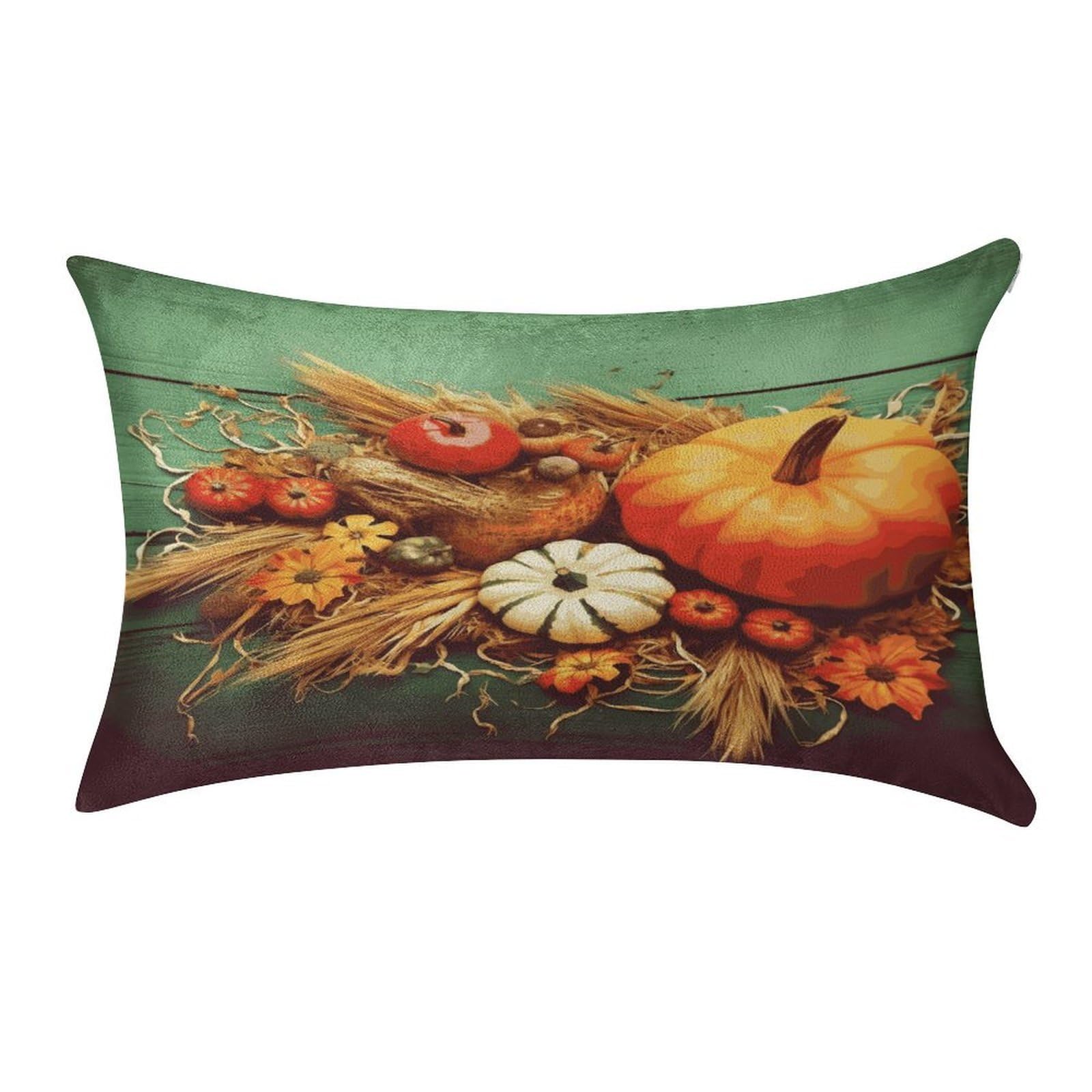 Btcowzrv Style Happy Thanksgiving Pillow Cover Pillow Case Pillowcase