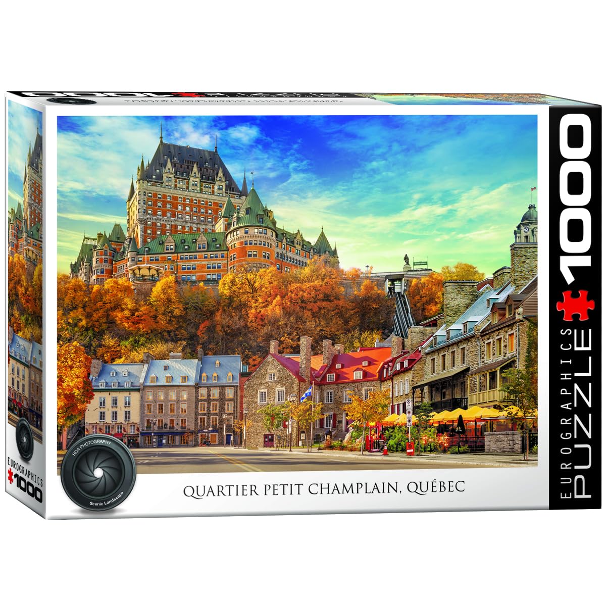 Eurographics EG60005809 Quartier Petit Champlain Puzzle, Various, 48 x 68 cm
